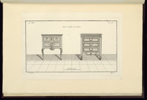 Demies Commodes à la moderne