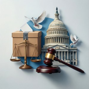 Democracy Symbols Collage