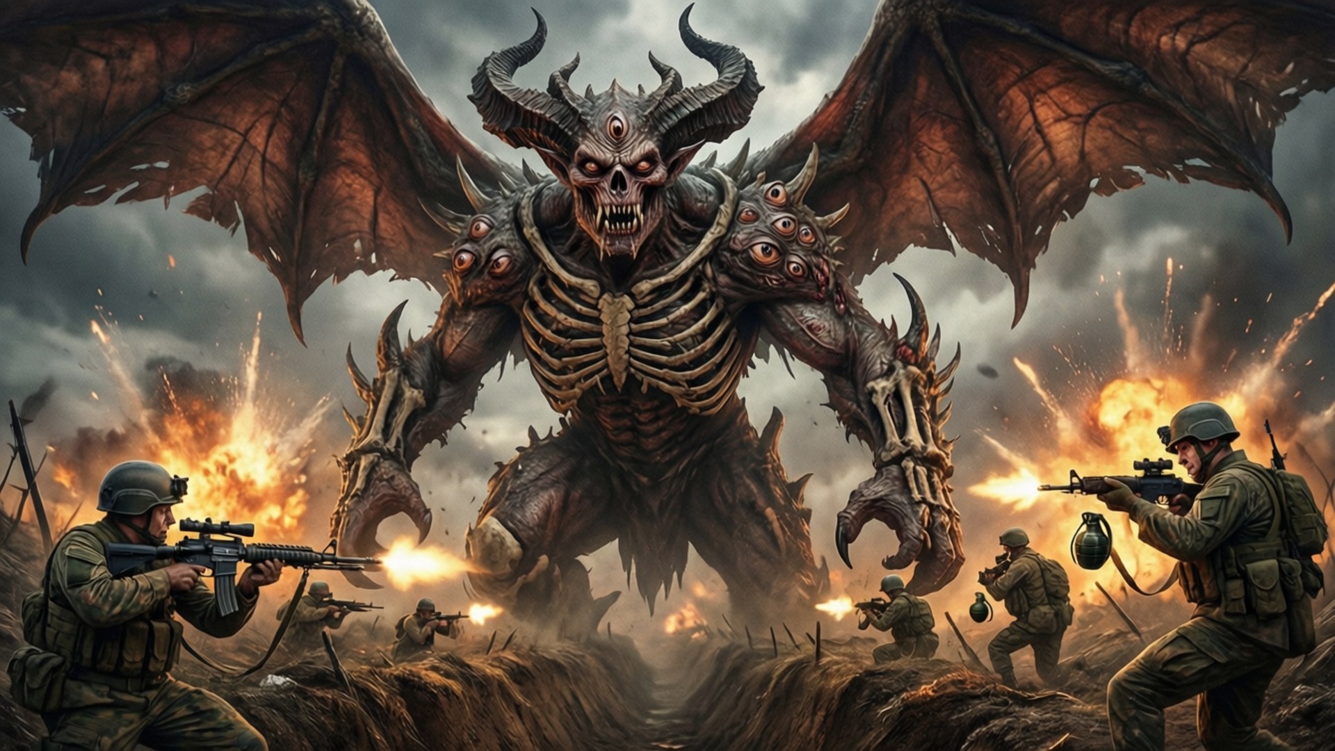 Demon Lord Assault by Wallpapers.art Studio