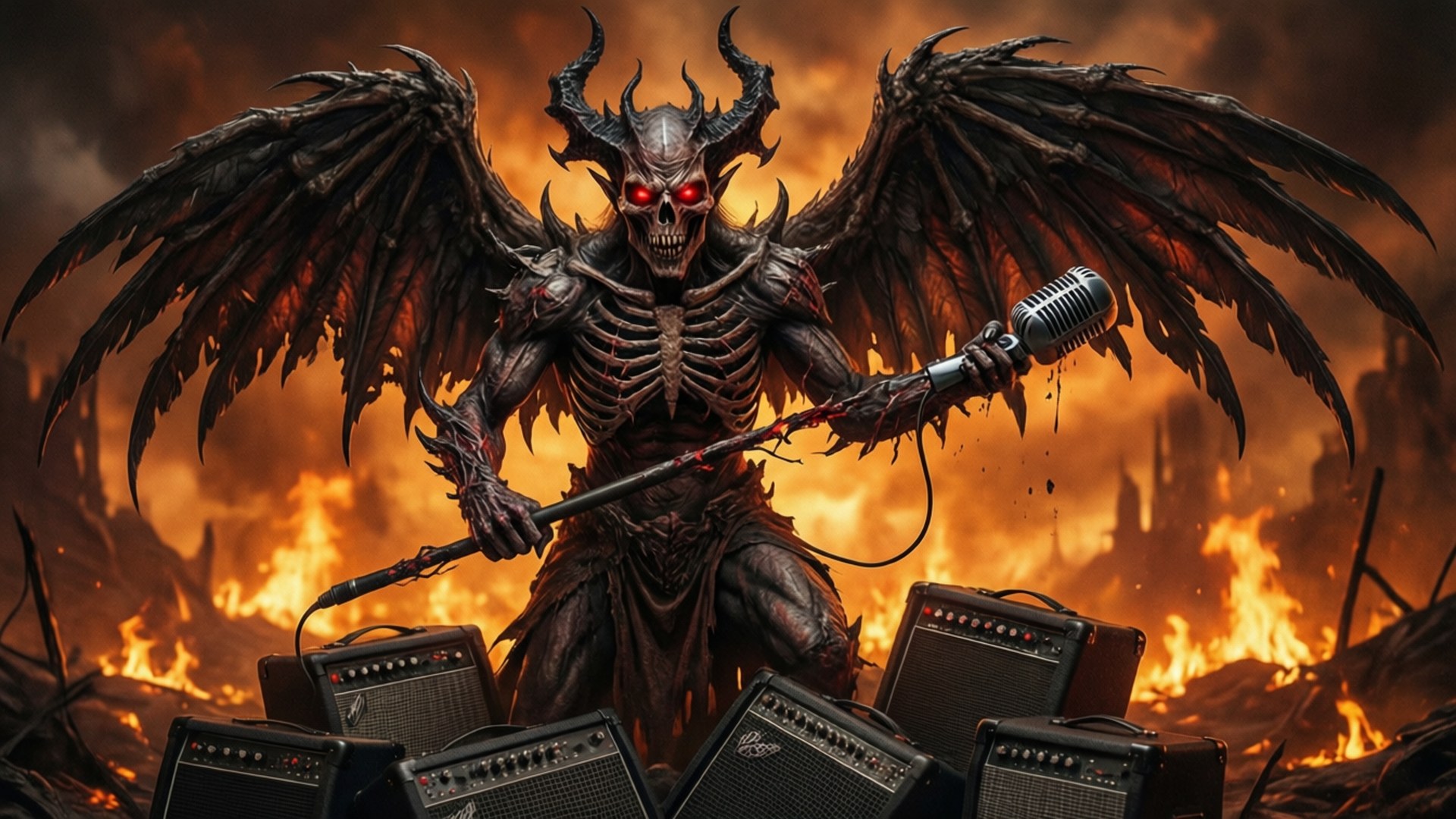 Demon of the Stage by Wallpapers.art Studio