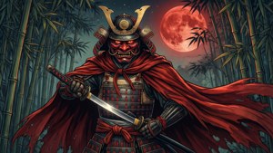 Demonic Samurai Moon
