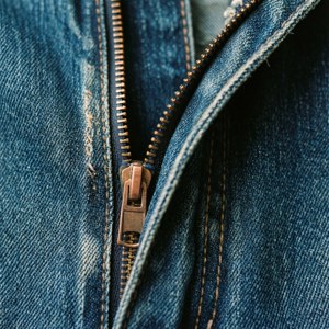 Denim Jeans Zipper