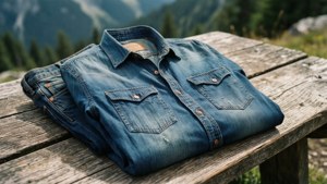 Denim Shirt and Jeans