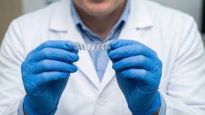 Dentist with Aligners