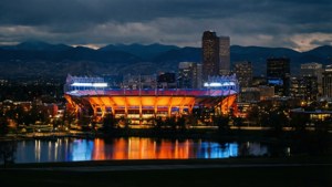 Denver Night Skyline
