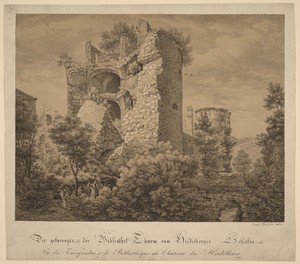 Der Gesprengte und der Bibliotheke Thurm von Heidelberger Schloß (The Exploded Tower and the Library of Heidelberg Castle)
