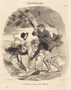 Désagrément de diner au trop grand air