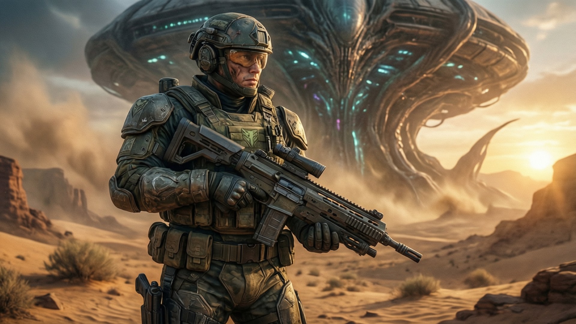 Desent Soldier of Coalition by Wallpapers.art Studio