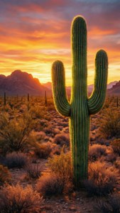 Desert Cactus Jack Sunset