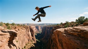 Desert Canyon Jump