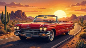 Desert Cruise Vector