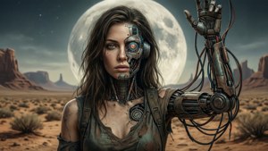 Desert Cyborg Wasteland