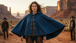 Desert Denim Cape