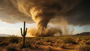 Desert Dust Devil Tornado