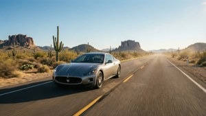 Desert Highway Solitude