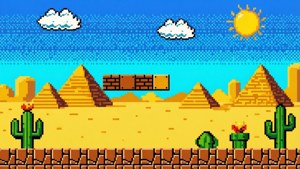 Desert Level Background