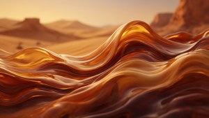 Desert Liquid Abstract