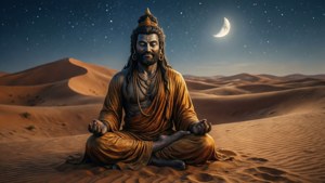 Desert Night Adiyogi
