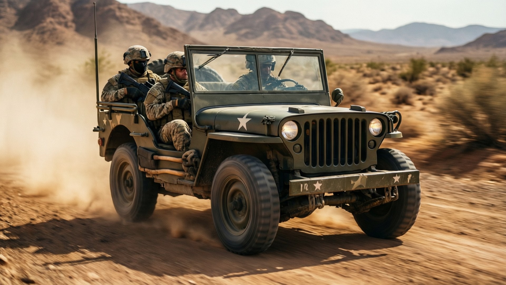 Desert Patrol by Wallpapers.art Studio