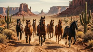 Desert Ride at High Noon