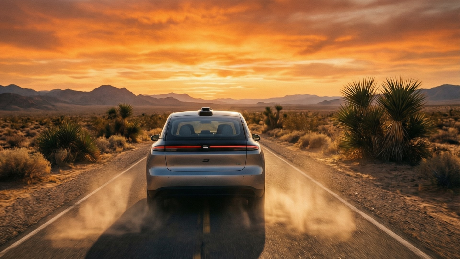 Desert Road Escape by Wallpapers.art Studio