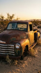 Desert Rusty Pickup