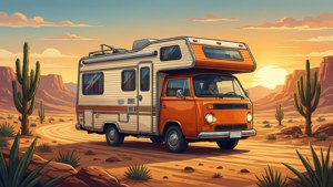 Desert Sunset Motorhome