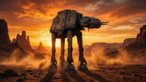 Desert Sunset Walker