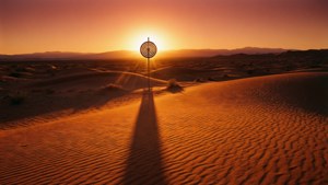 Desert Target Sunset