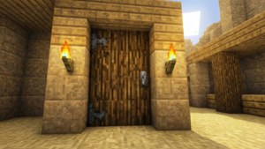 Desert Temple Door