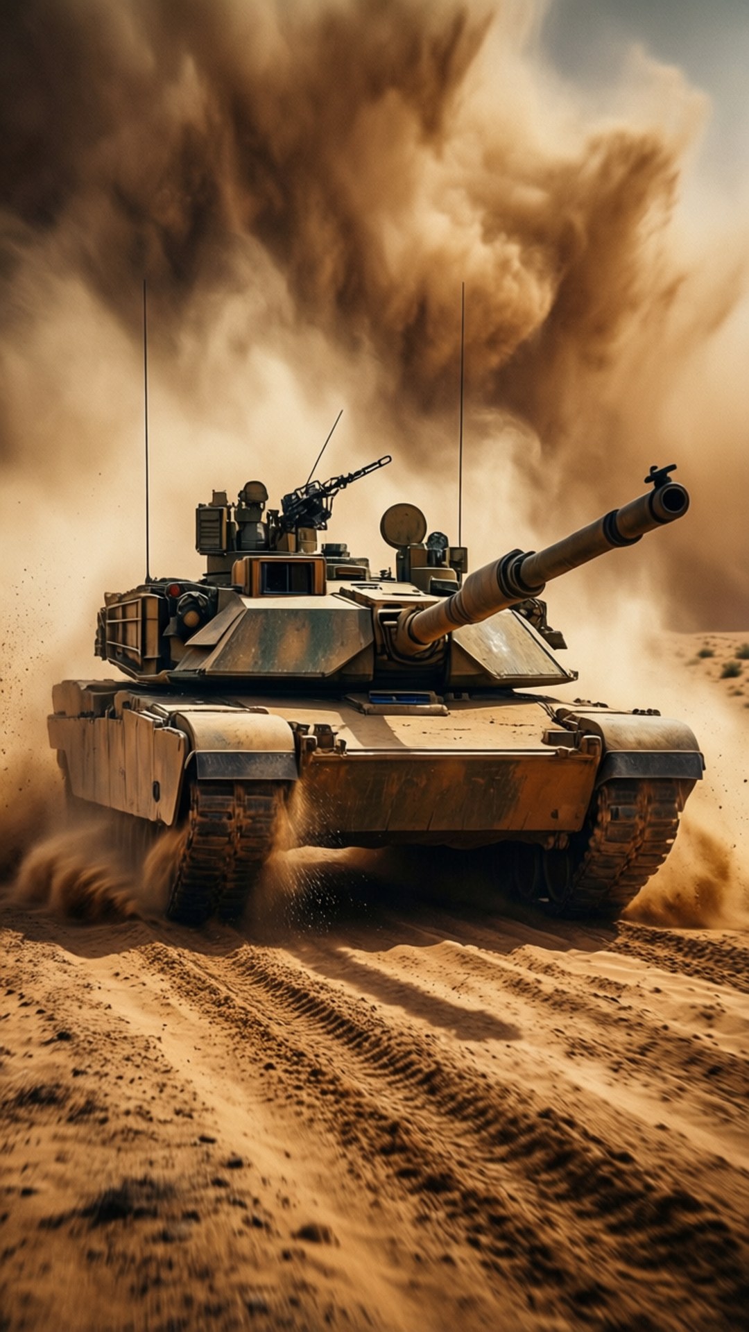 Desert Thunder Tank by Wallpapers.art Studio