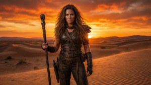 Desert Warrior Sunset