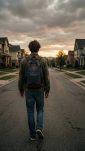 Deserted Suburban Walk