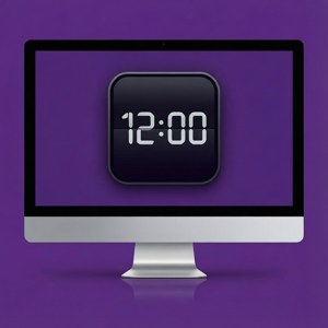 Desktop Digital Clock Widget