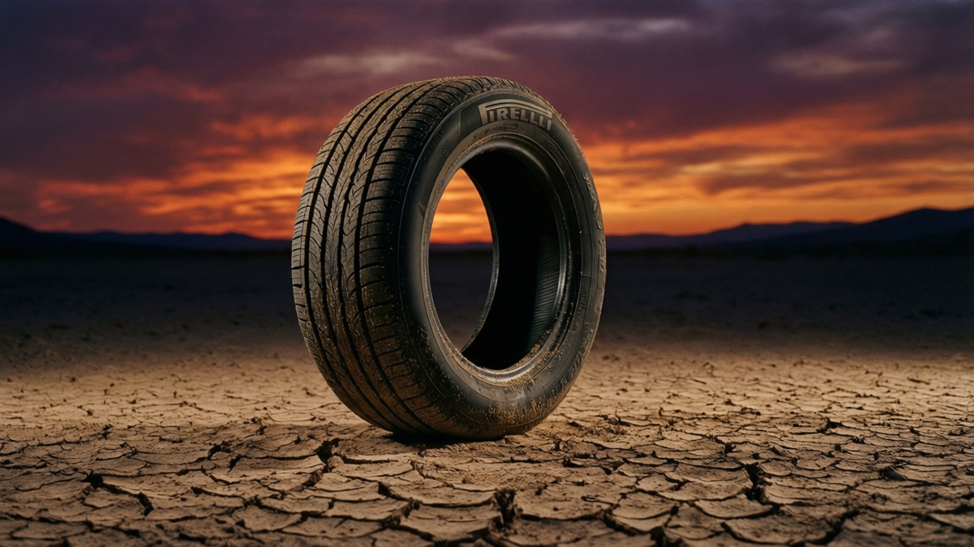 Desolate Wasteland Sunset by Wallpapers.art Studio