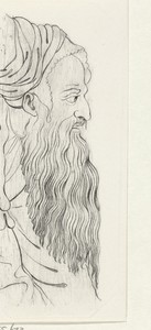 Detail van een allegorie op de ouderdom