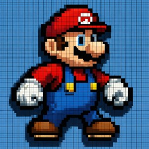 Detailed Mario Sprite