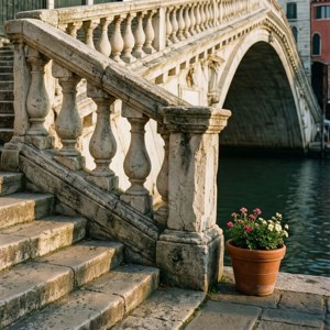 Details of Rialto Bridge