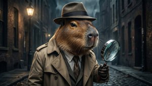 Detective Capybara