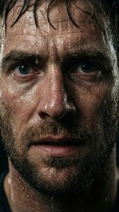 Determined Close-up