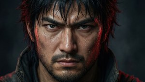 Determined Close-Up