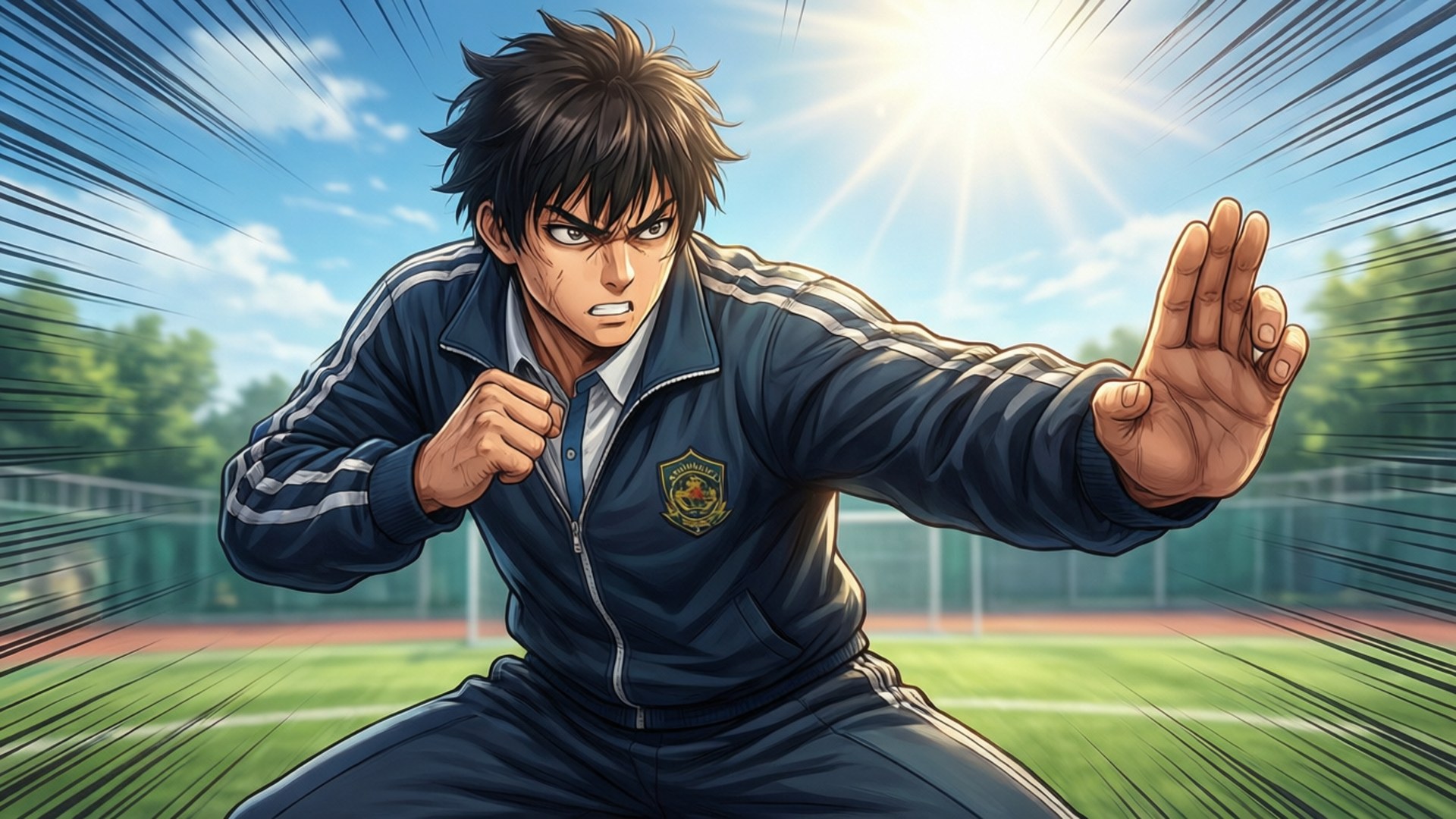 Determined Fighter by Wallpapers.art Studio