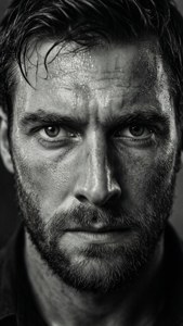 Determined Gaze