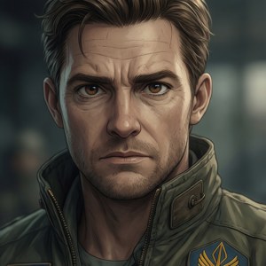 Determined Soldier