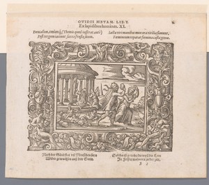 Deucalion en Pyrrha scheppen een nieuw mensenras
