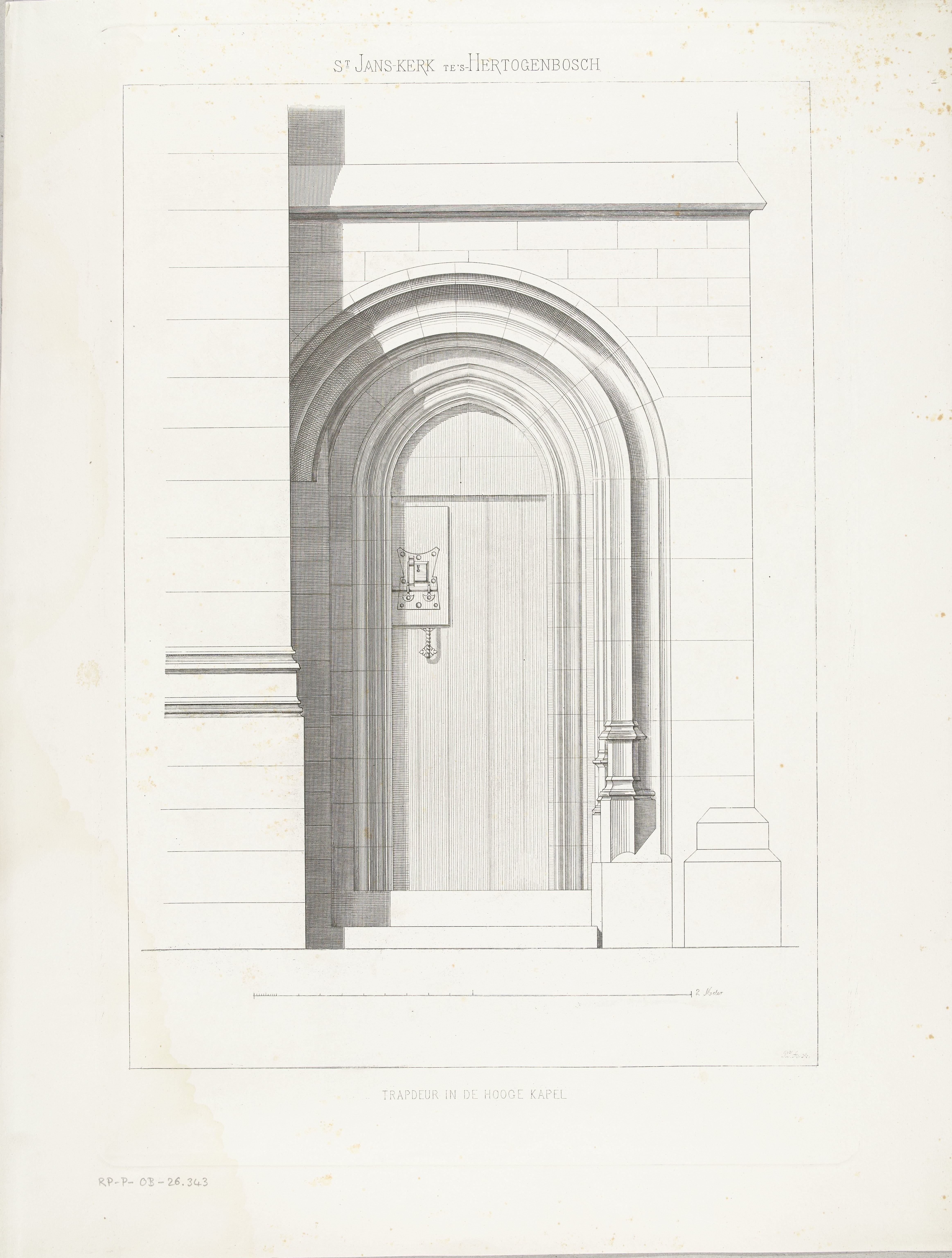Deur met sluitwerk by Petrus Johannes Arendzen