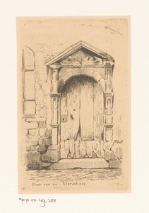 Deur van de Vierschaar in Antwerpen
