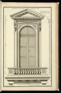 Developpement d'une Fenêtre Corinthienne cintrée