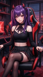 Devilish Gamer Queen