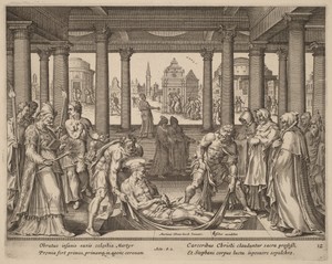 Devout Men Carrying Saint Stephen to His Burial